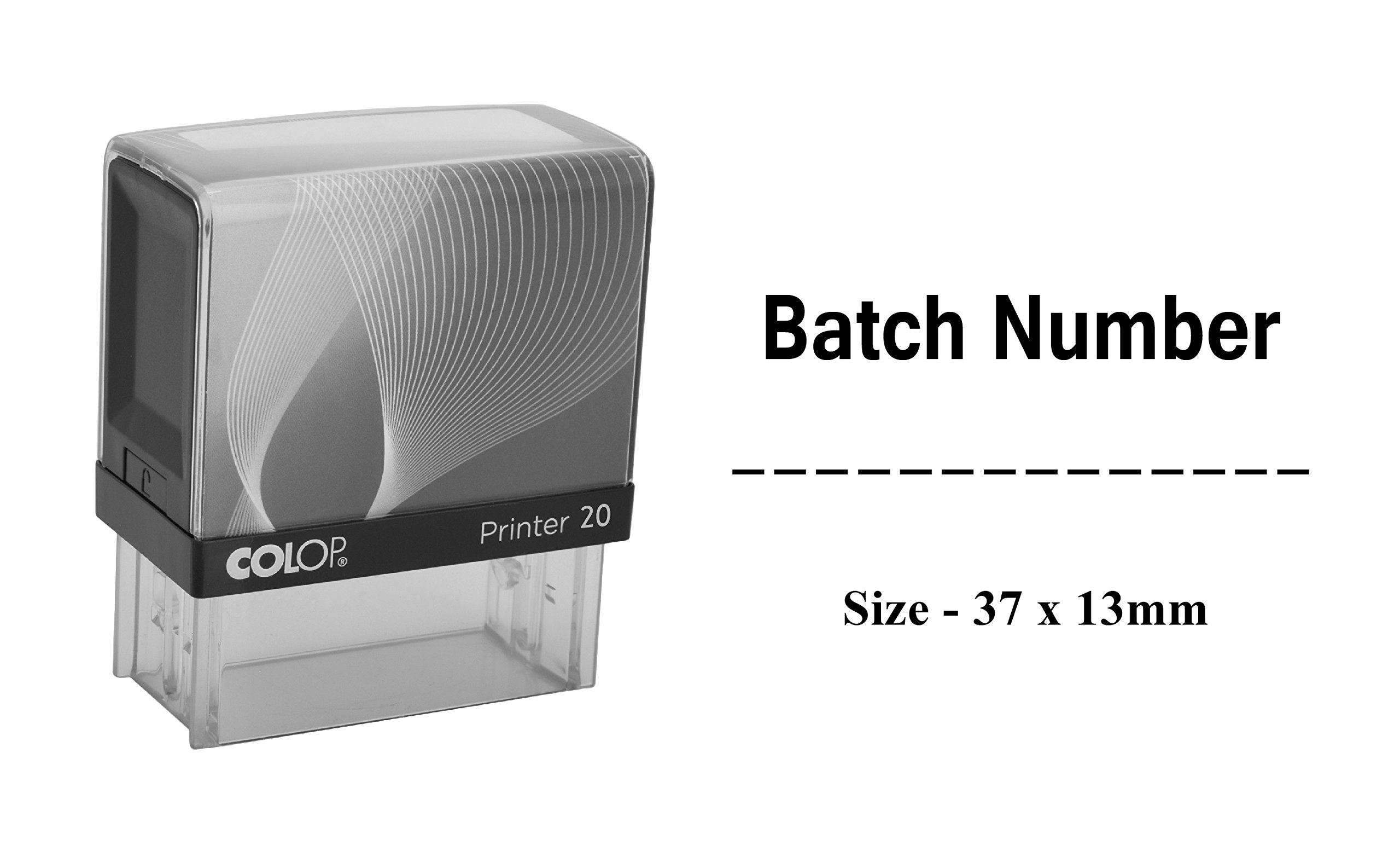 Printvalue Black Ink Batch Number Colop Self Inking Custom Office Use Custom Rubber Stamp