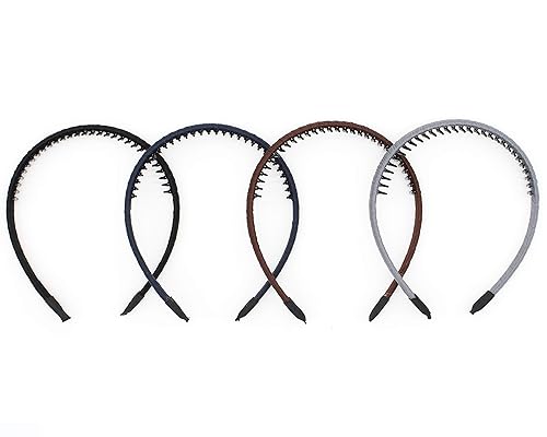 Vista 163 de Diademas negras de moda para mujer, accesorios para el cabello, bandas para la cabeza para el cabello corto, bandas antideslizantes para el cabello