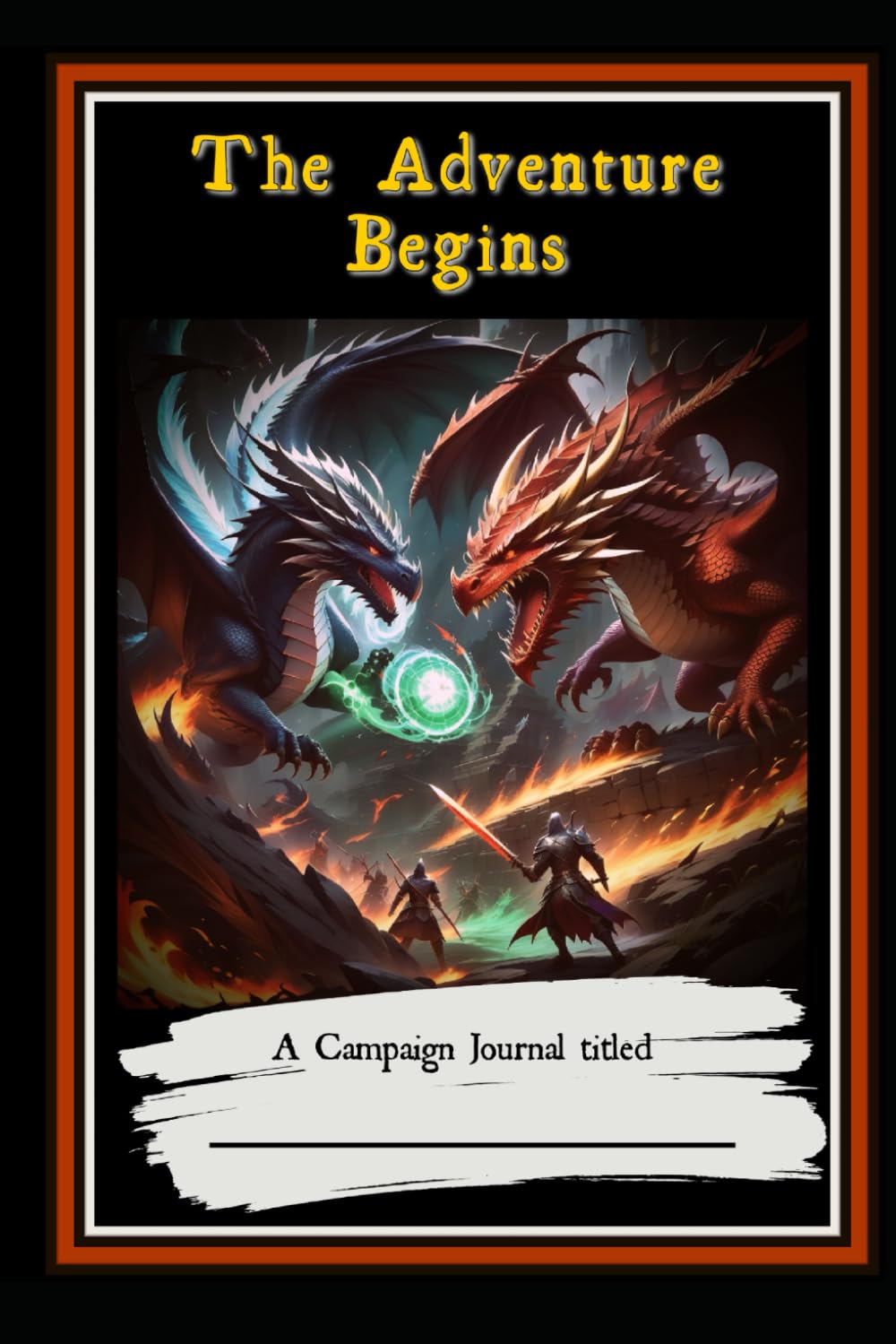 6 x 9 inch DnND Campaign Journal/Session Notebook for DMs