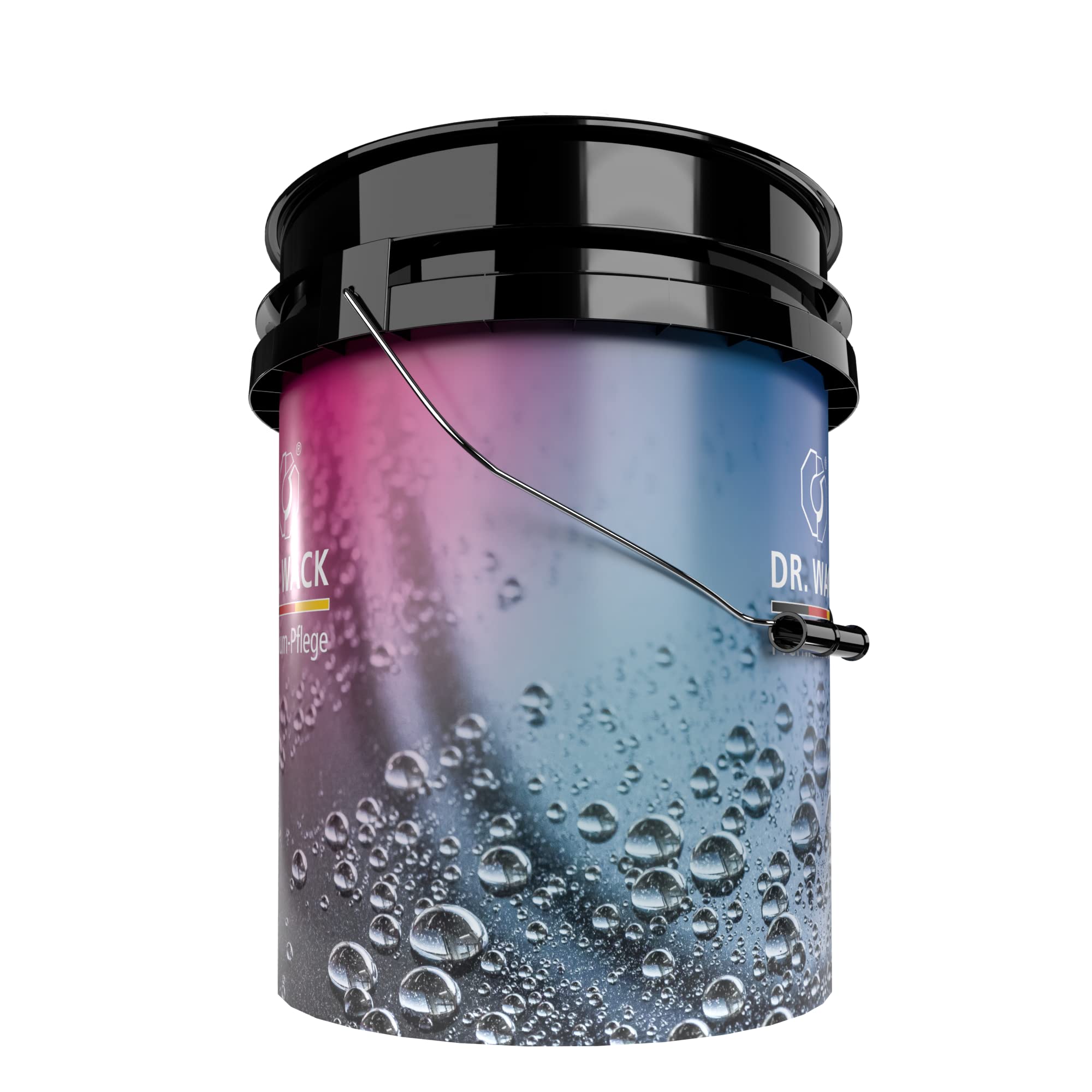 detailmate Auto Handwäsche Bundle Basis - Dr. Wack Wascheimer 5GAL Made by Magic Bucket mit passendem Deckel & GritGuard Schmutzsieb + Garage Freaks Trockentuch 1300GSM Waschhandschuh - Waschset