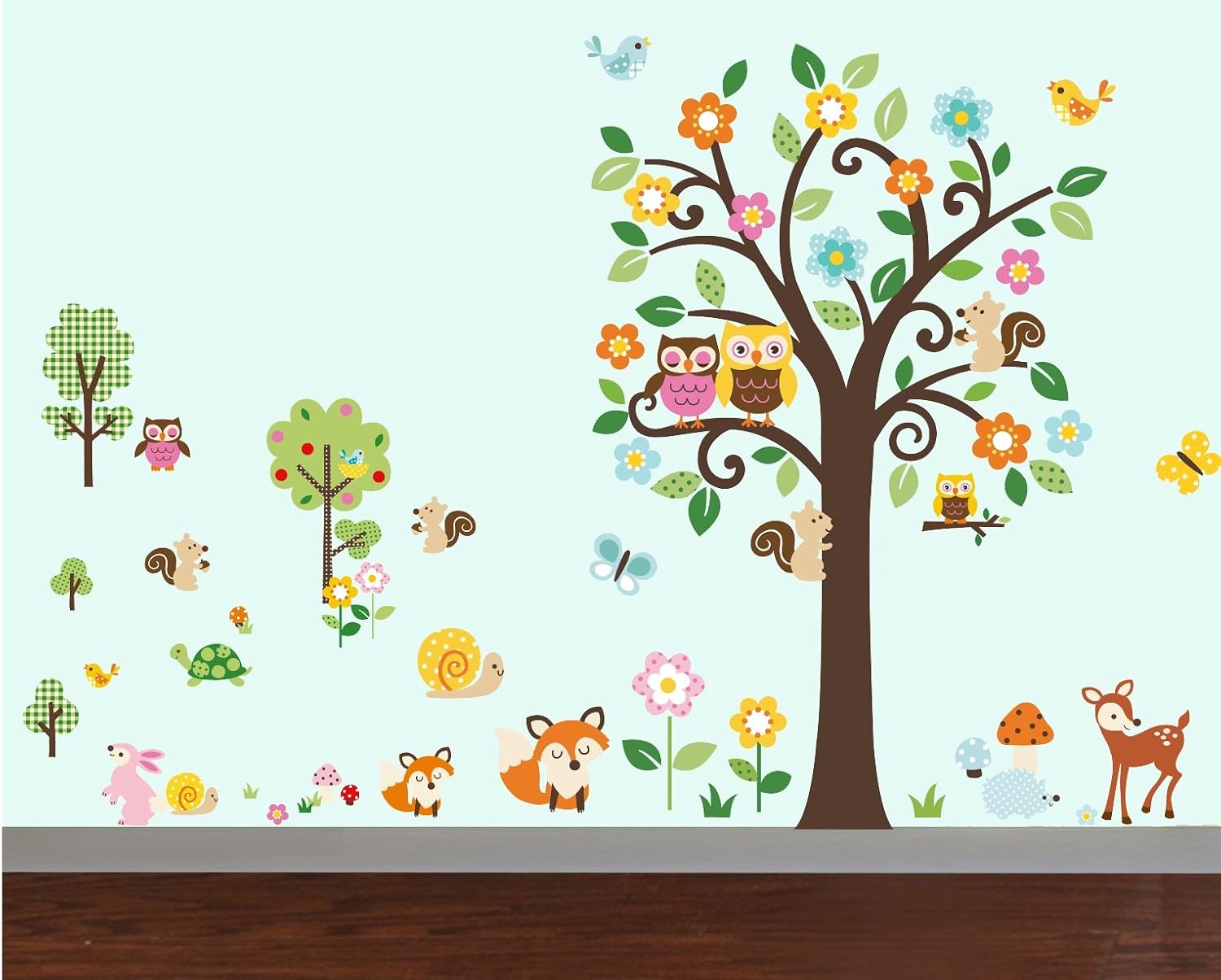 Forest Friends Nursery Peel & Stick Giant Wall Decals Jumbo