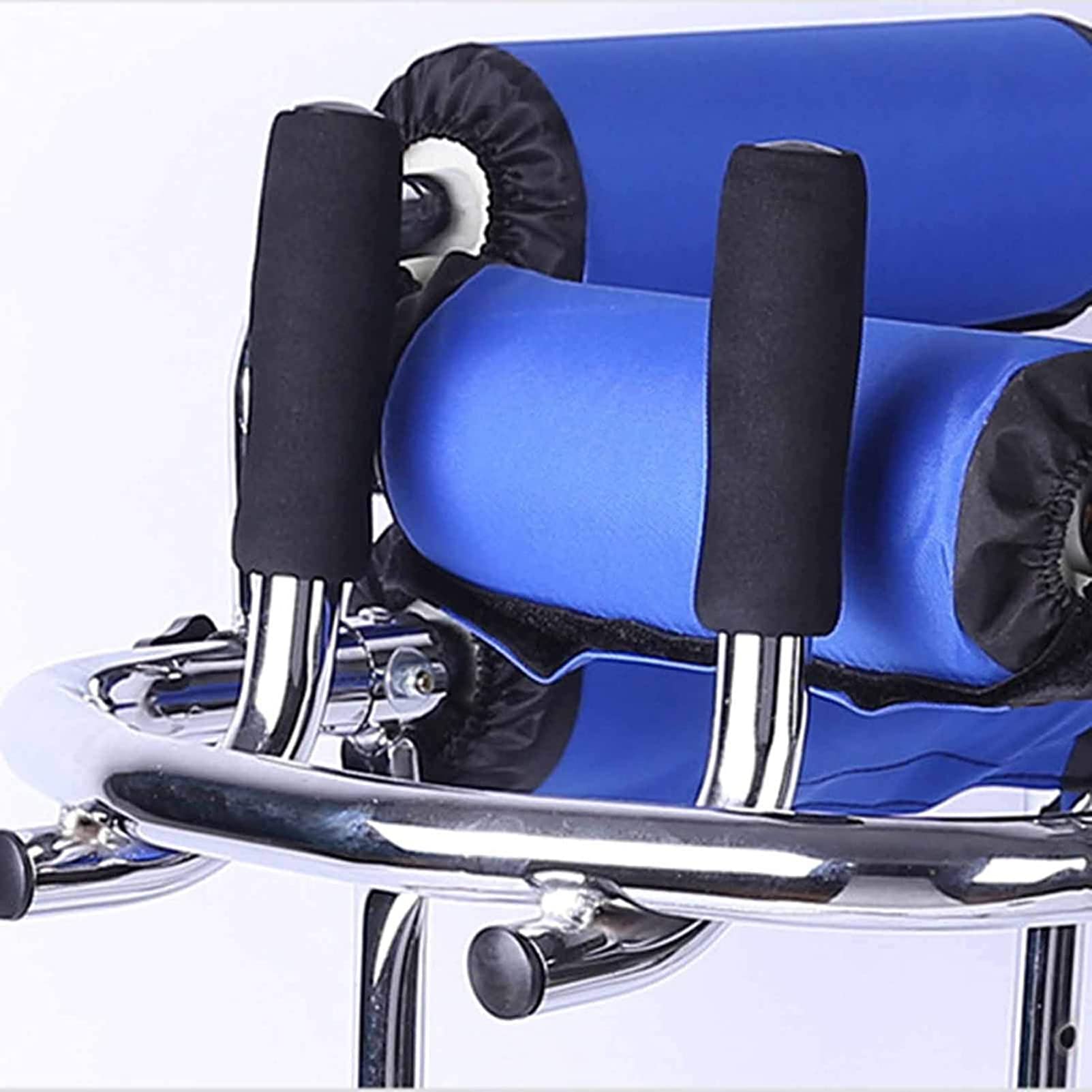 Andador para niños con parálisis cerebral, andador portátil para personas con discapacidad, andador vertical portátil con asiento de altura ajustable, para rehabilitación de personas con par