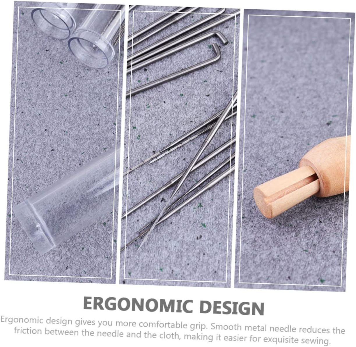 DOITOOL 32pcs Wool Felting Needles Set for DIY Crafting Embroidery Punch Needle Kit for Beginners and Professionals for Home Stitchwork and Sewing Projects
