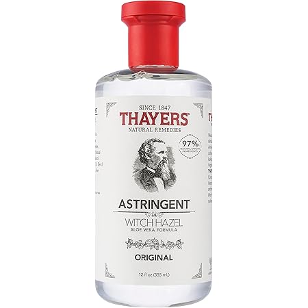 THAYERS Original Witch Hazel Astringent with Aloe Vera, 12 ounce bottle