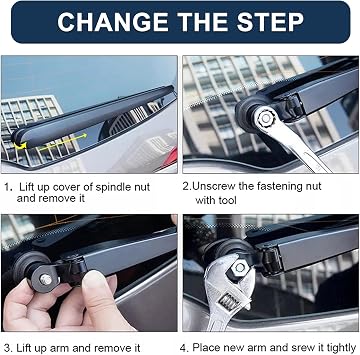 Car Rear Wiper Replacement for VW Golf 5 2003-2008 Golf 6 2009-2013