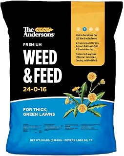 The Andersons Premium Weed and Feed 24-0-16 - Covers up to 5,000 sq ft (18 lb)