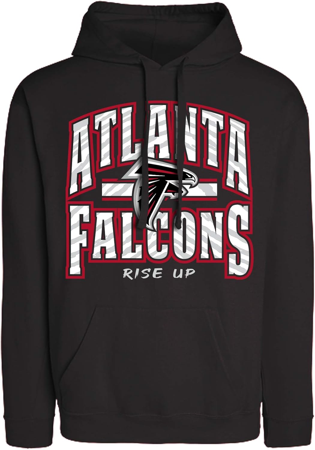 Zubaz Officially Licensed NFL Men's Team Color Hoodie with Zebra Slogan Graphic : Sports & Outdoors