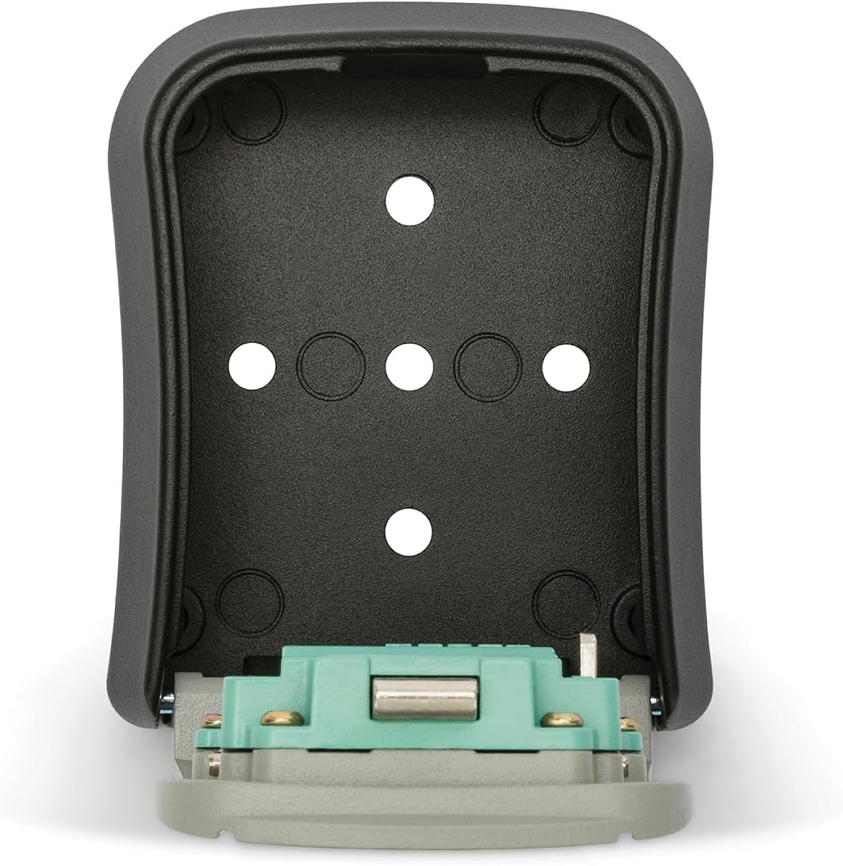 Comparison showing the security of the Velamp Key Safe versus hiding keys under objects.