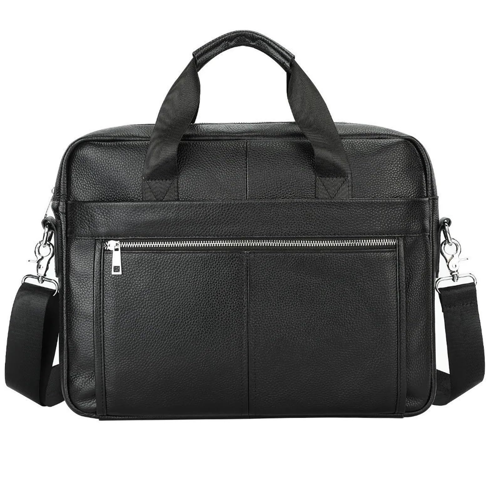 Maletín ejecutivo de cuero genuino for hombre, bolso negocios retro, for portátil A4, mano for, cruzado viaje Para Negocio Colegio Trabajo Café