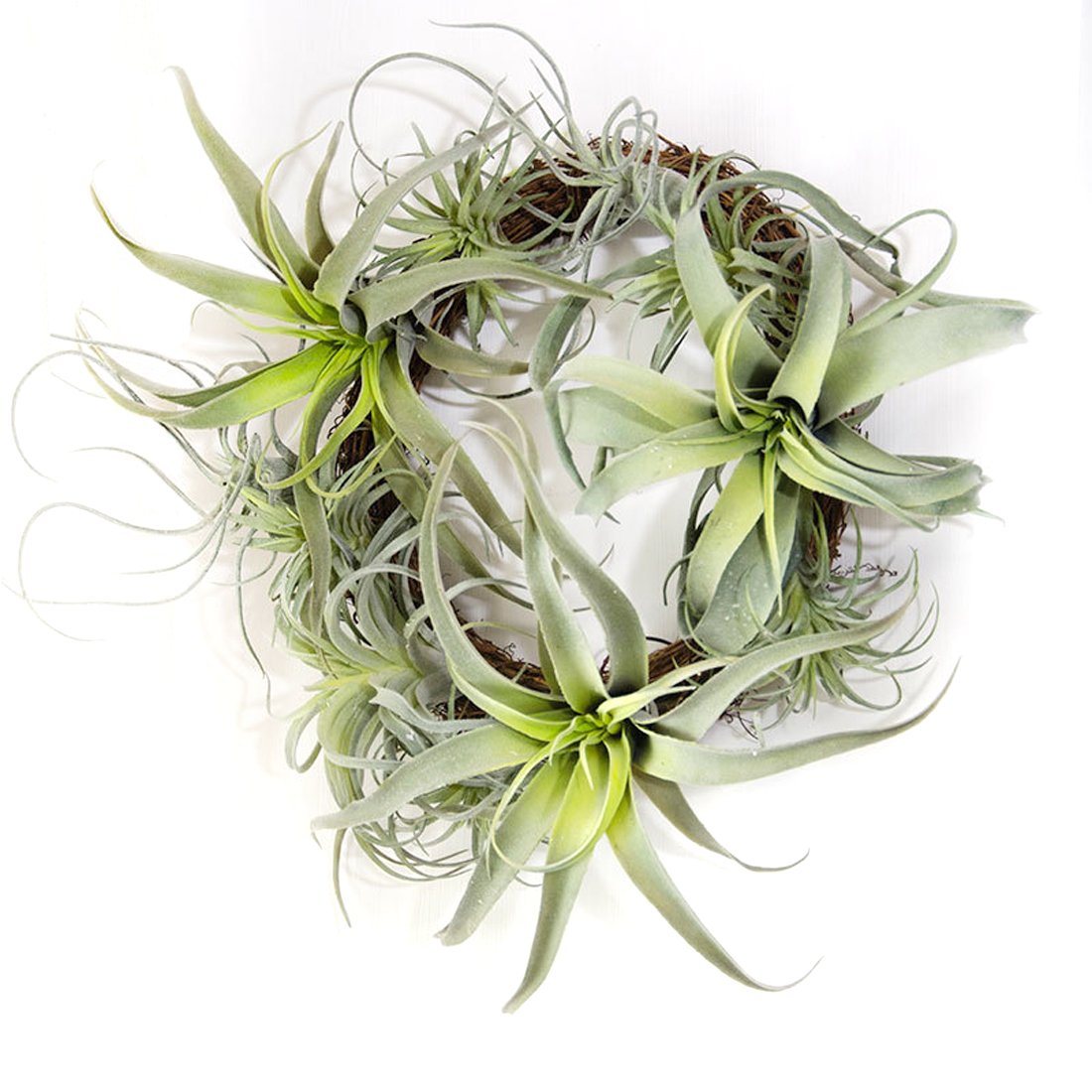 Bromeliads artificiales para decoración de interiores y exteriores, jardín, decoración del hogar, terrario, arreglos, oficina y pantallas