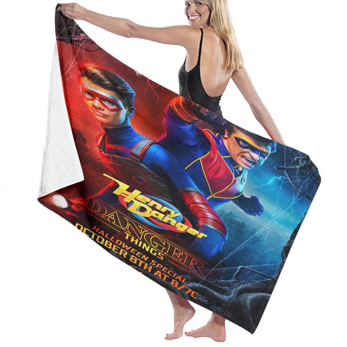 GOODSTHING Goodthings Bath Towel, Danger TV Show of Henry Bath Towels Super Absorbent Beach Bathroom Towels for Gym Beach SWM Spa