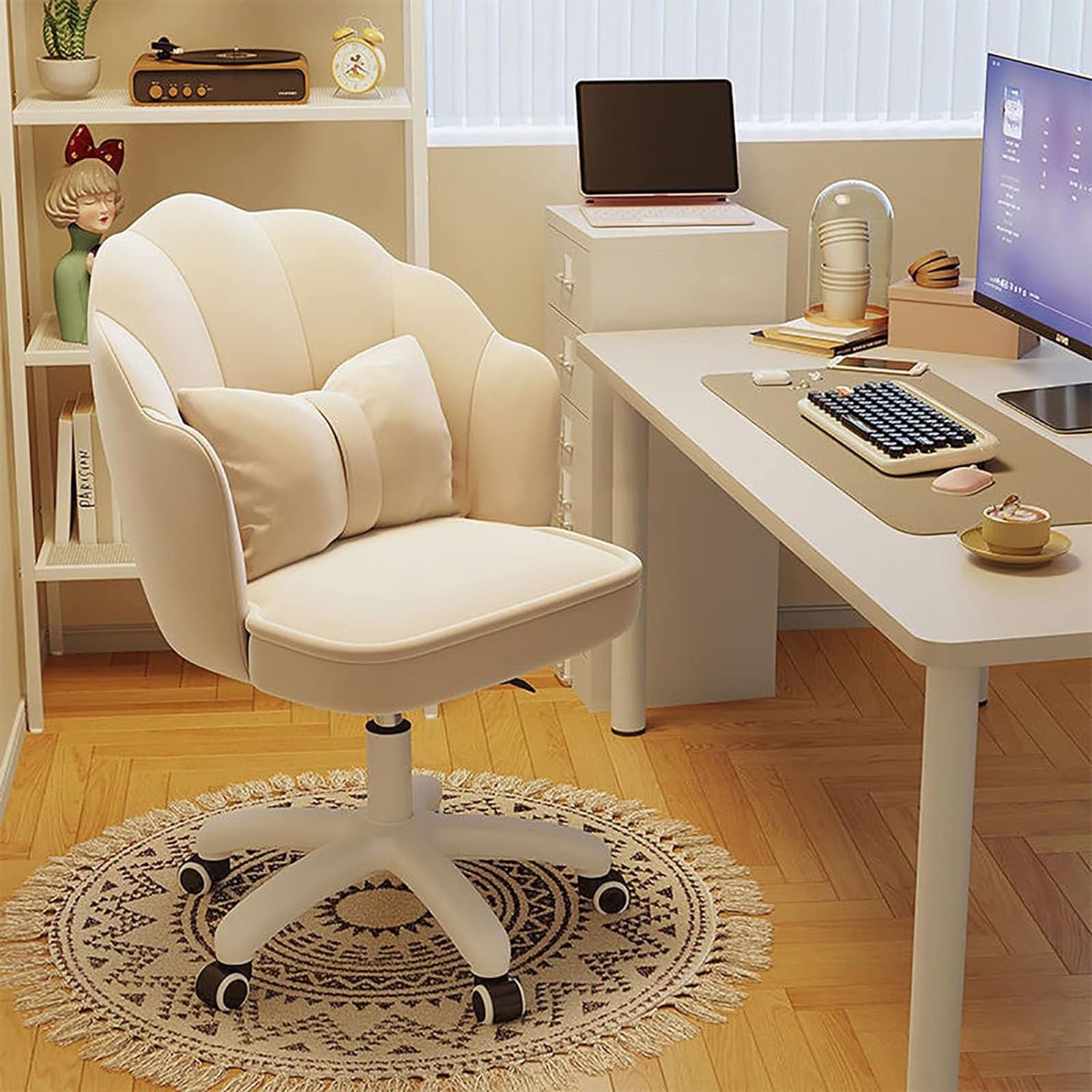 Chaise de bureau pour l'étude et chambre avec assise velours