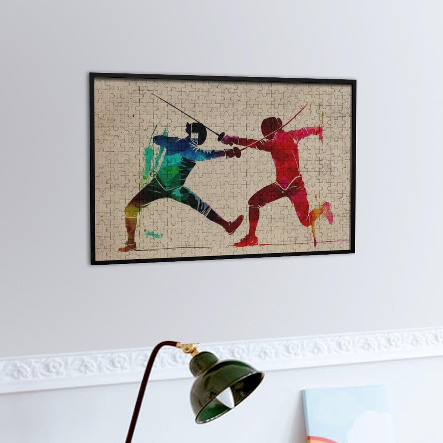 Fencing Sport Jigsaw Puzzles Wooden Jigsaw Puzzles Family Puzzles Adult 500/1000 Piece