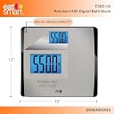 EatSmart Precision 550 Extra Wide Digital Scale w/ 550 LB Capacity Stainless Steel gallery image