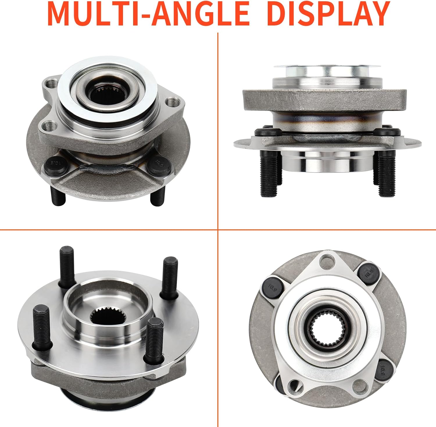 DRIVESTAR 513308 Front Wheel Hub & Bearing Assembly fit for Nissan Versa 2007 08 09 10 11, 2012 for Nissan Versa Hatchback(4 Lugs w/ABS)