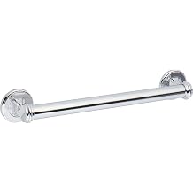 Ginger Grab Bar for Bathroom 36-Inch Solid Brass Safety Bathtub and Shower Handle for Seniors, Polished Chrome