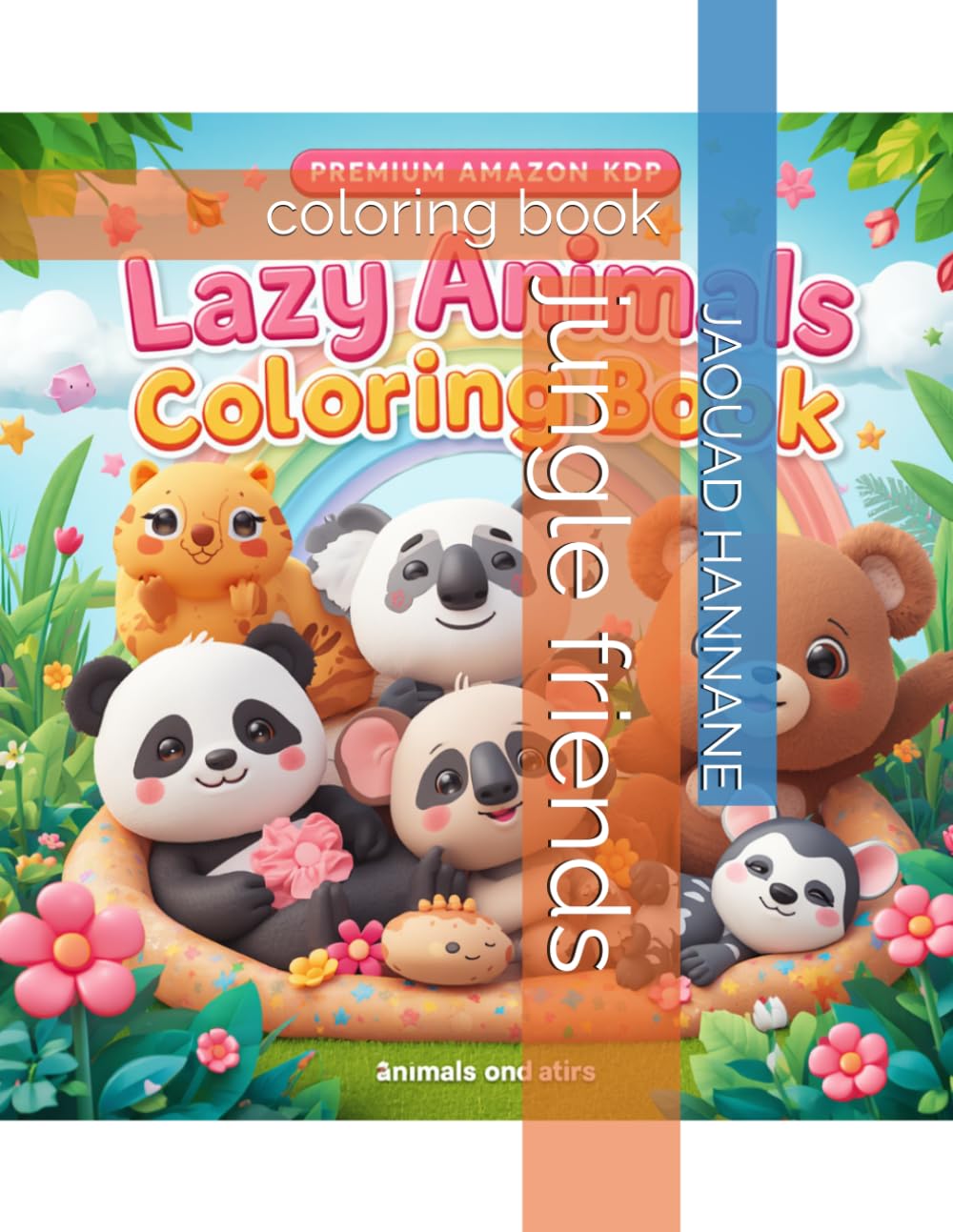 jungle friends: coloring book