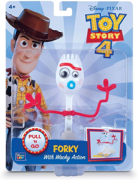 Disney Pixar Toy Story 4 - Pull 'N Go Forky