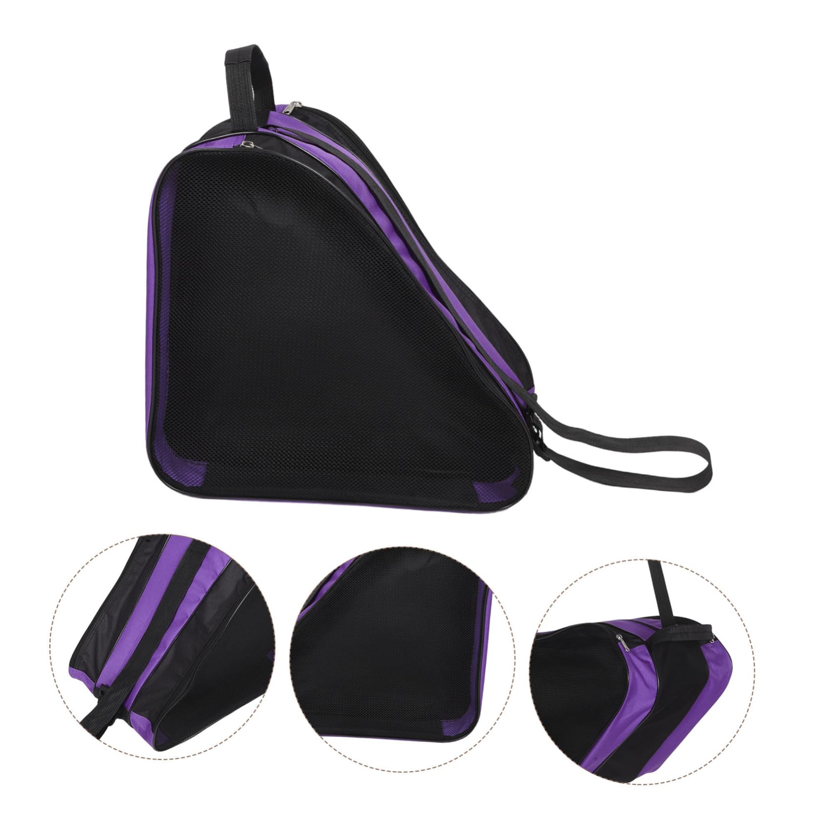 Abaodam Borsa per Pattini a Rotelle 2 Pezzi, Organizer Capiente | Tessuto Oxford, Design Multistrato, Tracolla Regolabile, Uso Outdoor per Scarpe e Stivali Antipioggia