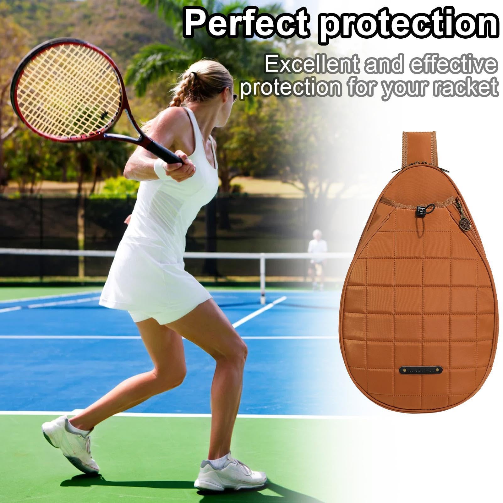 Zaino per racchette da tennis, borsa per racchette da tennis, multifunzione