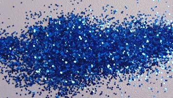 Vintage Paint Teal Blue Square Metal Flake 0.015 3 ounce