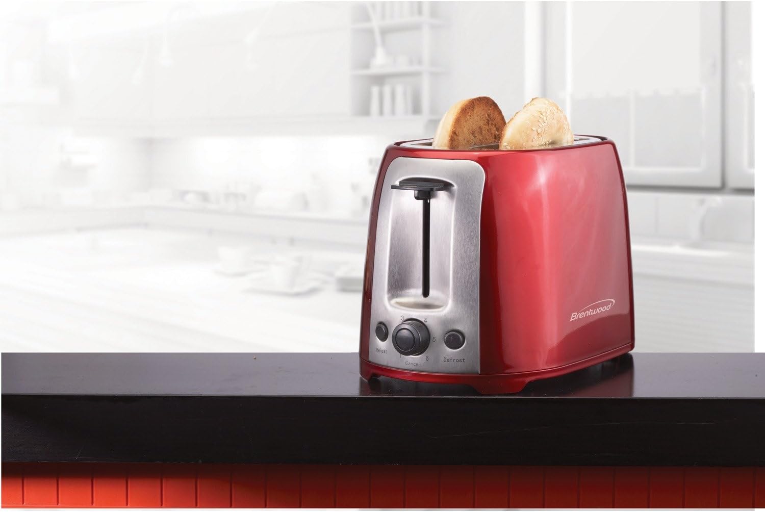 2 Slice Cool Touch Toaster - Red