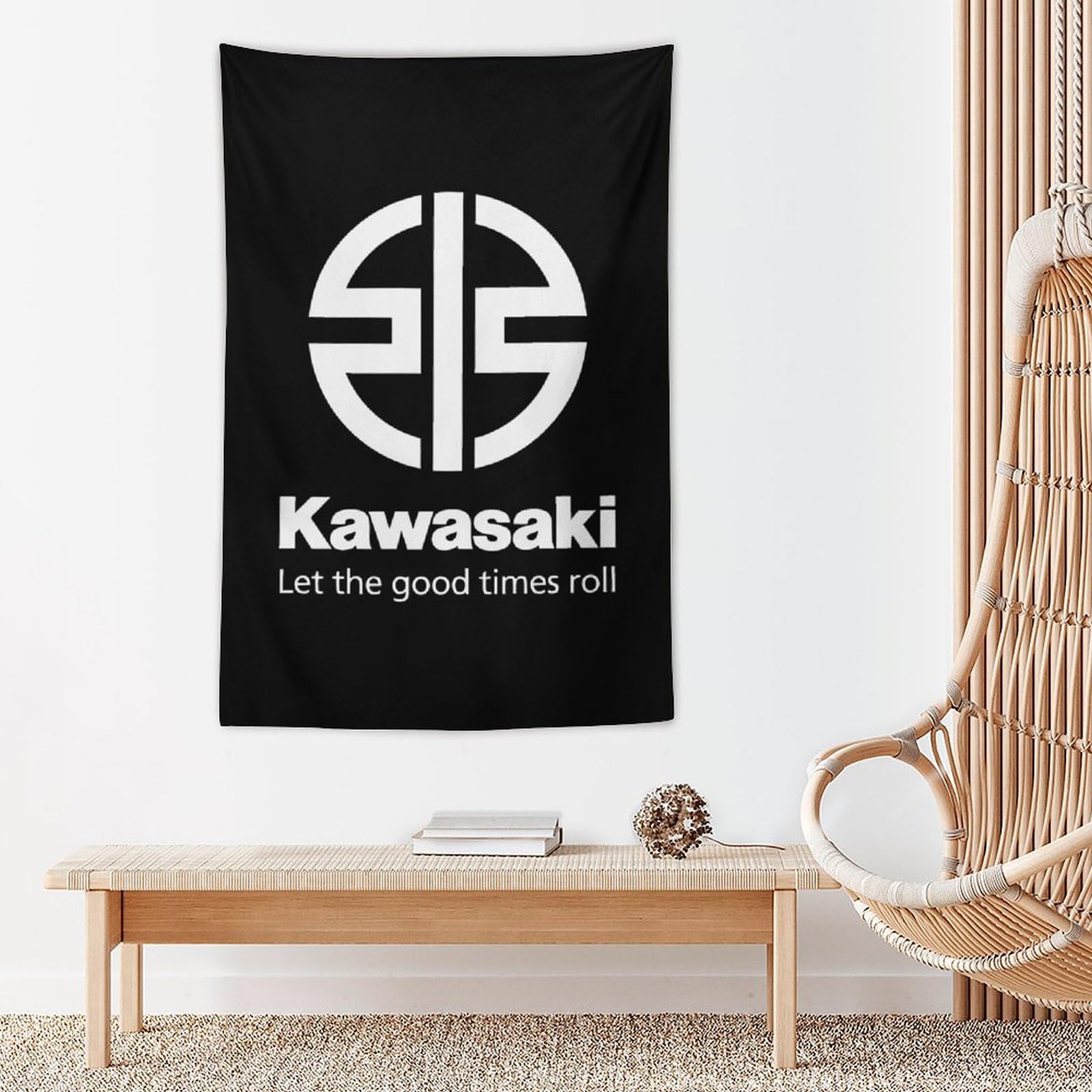 Amazon.co.jp: Kawasaki カワサキ タペストリー 布ポスター