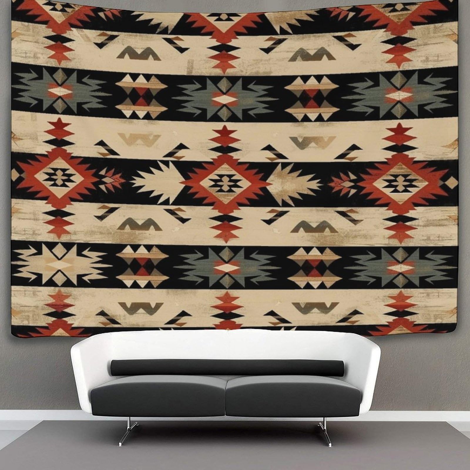 Kaiyun Style-14 Modern Style Tapestry Navajo Pattern Wall Hanging Tapestries For Bedroom Living Room Apartment Dorm Decorations Wall Art Decor 100Cmx150cm