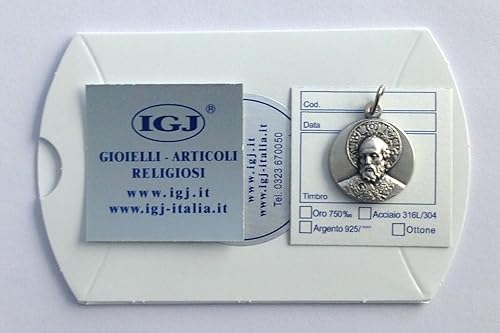 Miniatura 6 de I G J Medalla San Nicolás de Bari - Medallas de los Santos Patronos Hecho en Italia