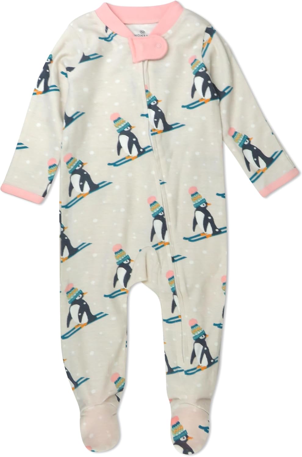 HonestBaby unisex-baby Holiday Sleep & Play Footed One-piece Pajama Sleeper 100% Organic Cotton