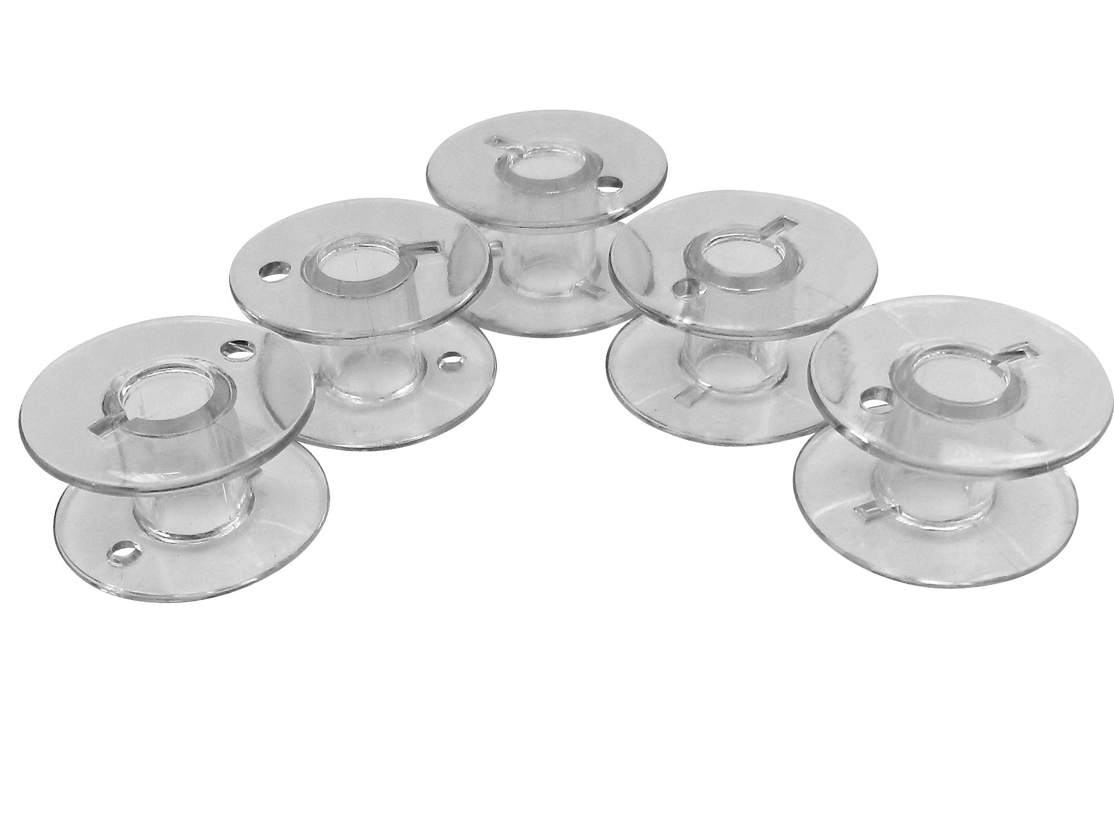 Runnertools 5 Plastic Bobbins for Husqvarna H Class 100Q by ZickZack Sewing Machine