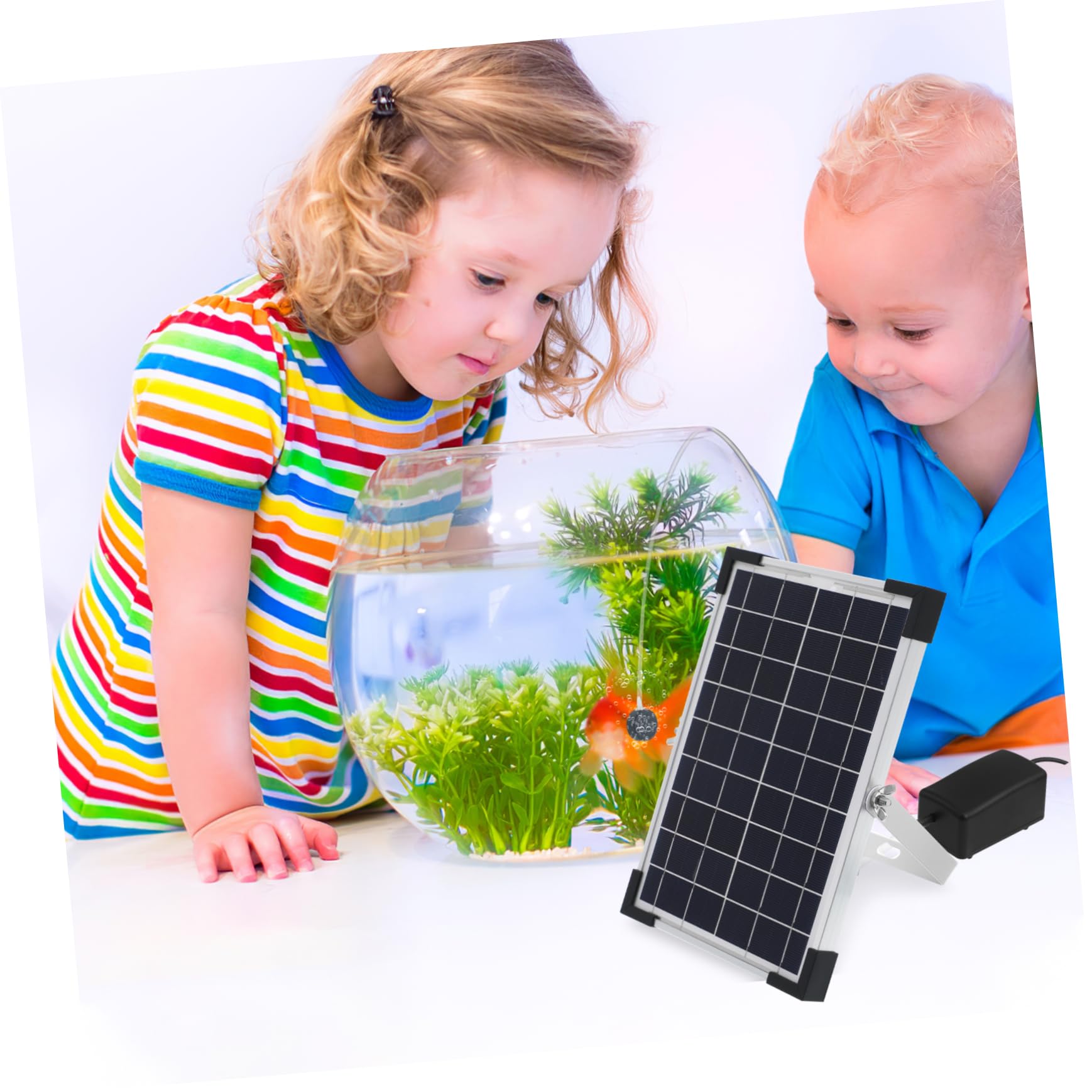 ibasenice Solar-teichbelüfterpumpe Mit Solarpanel Für Aquarien Und Gartenteiche Energiesparende Wasserpumpe Mit Variablen Durchflussraten Für Sauerstoffzufuhr Und Wasserzirkulation