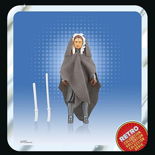 Miniatura 2 de STAR WARS Retro Collection Ahsoka Tano, Ahsoka - Figuras de acción coleccionables de 3.75 pulgadas, a partir de 4 años