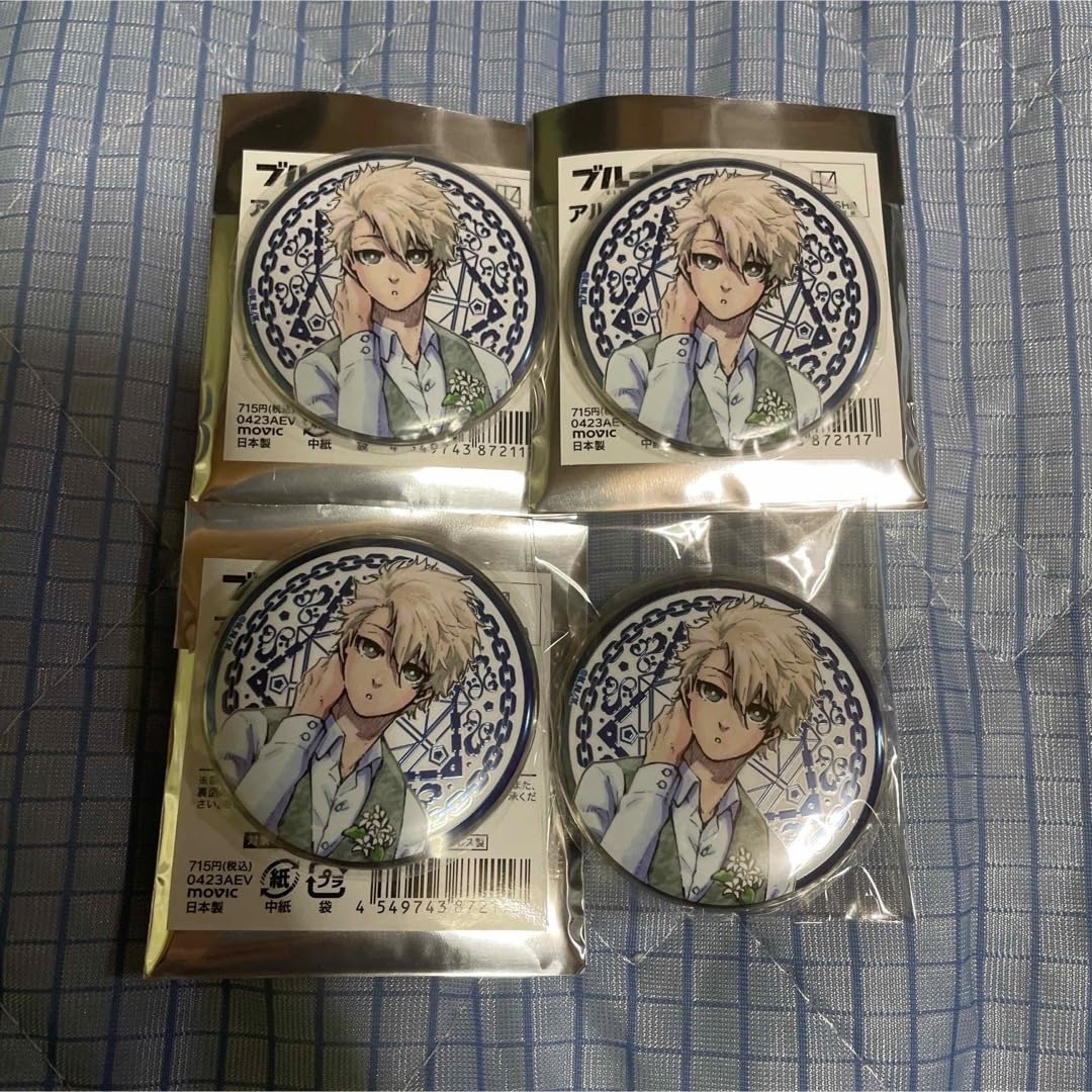 ブルーロック展 凪誠士郎 アルティメタル缶バッジ キャラクターグッズ