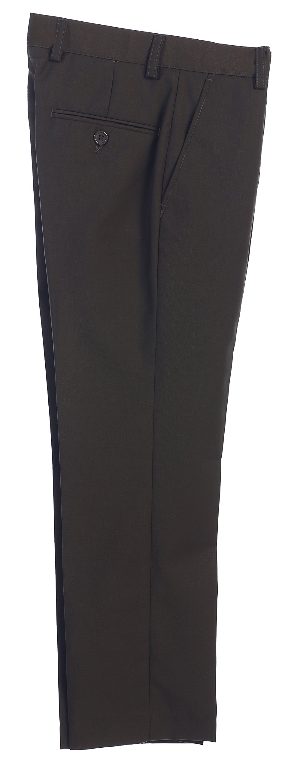 Gioberti Pantalones de vestir con frente plano para niños