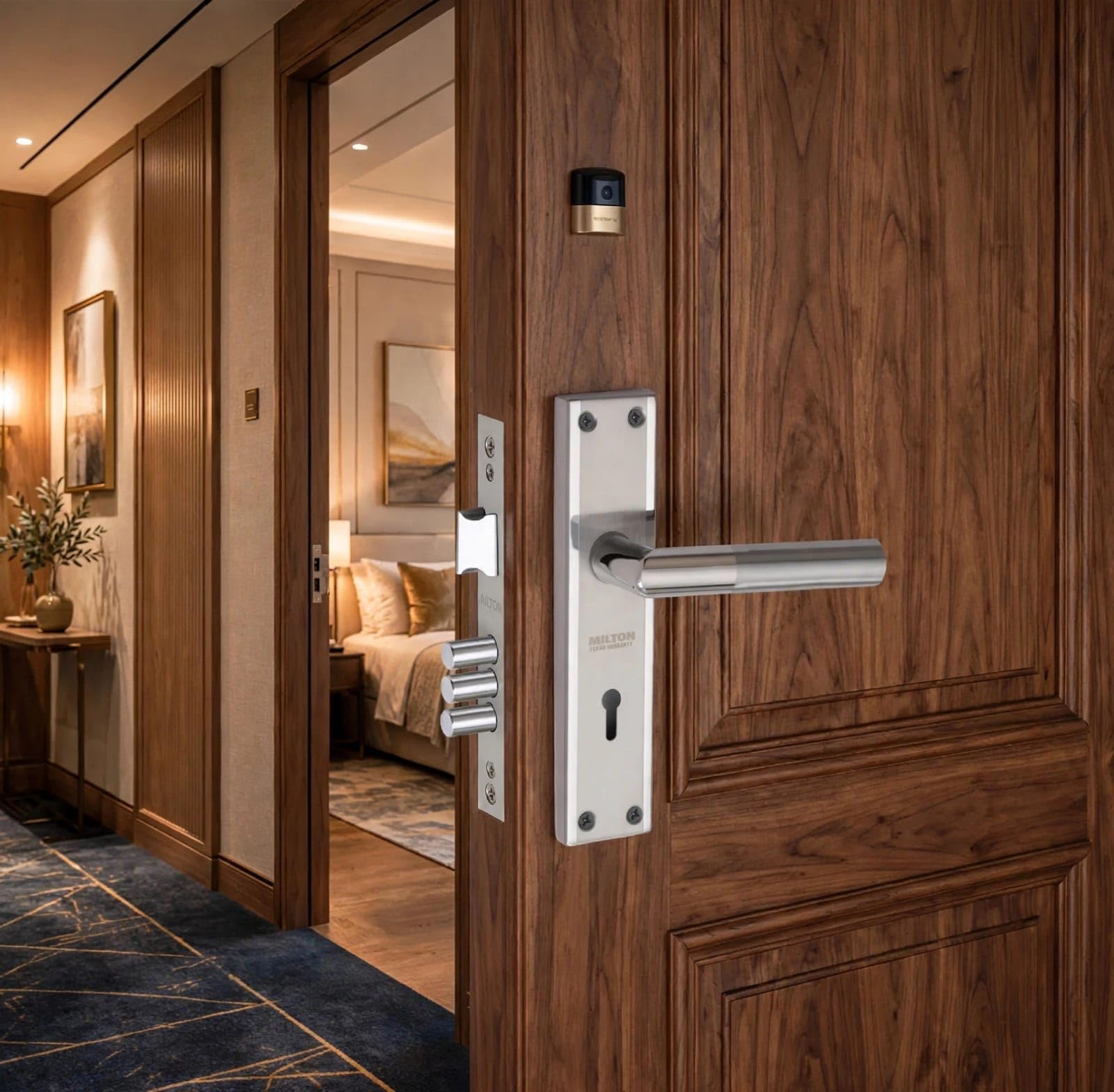 Milton Stainless Steel Mortise Lock Set -1