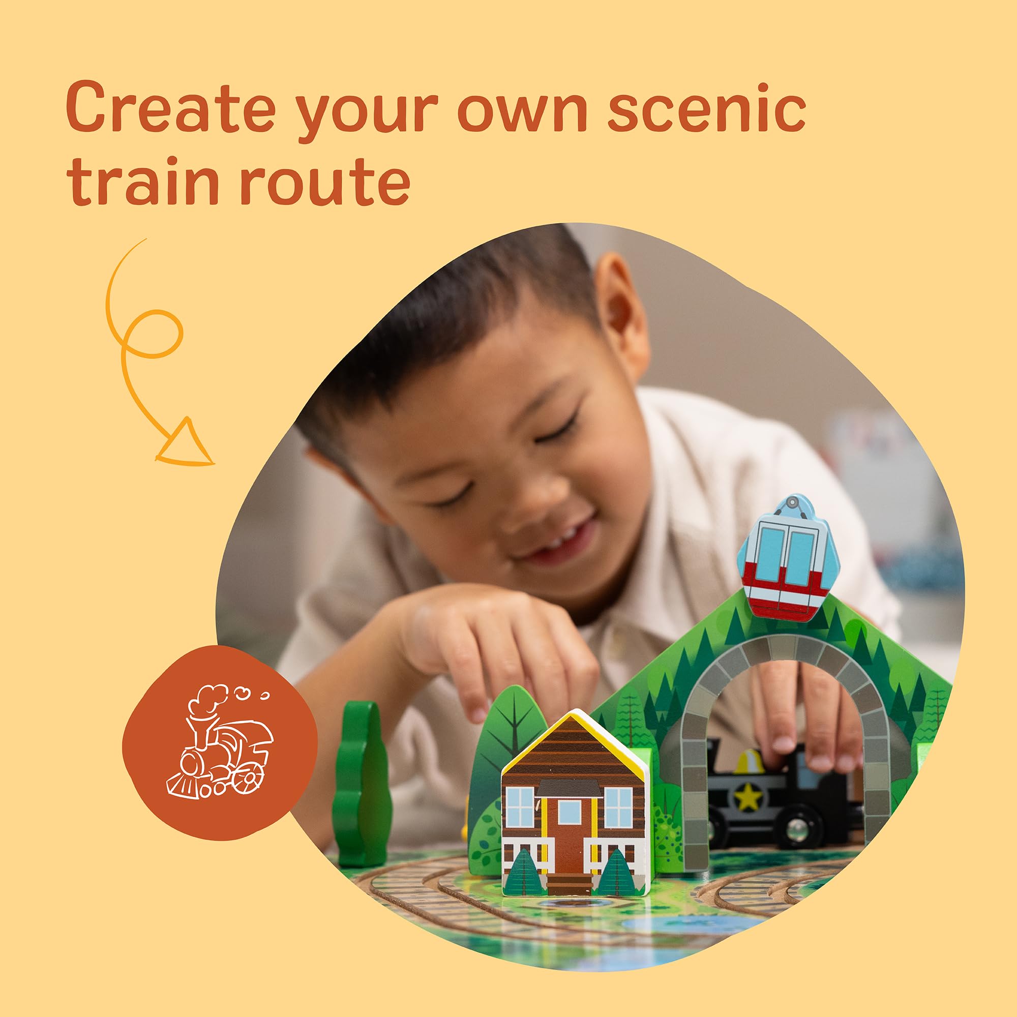 Melissa & Doug | Take-Along Railroad