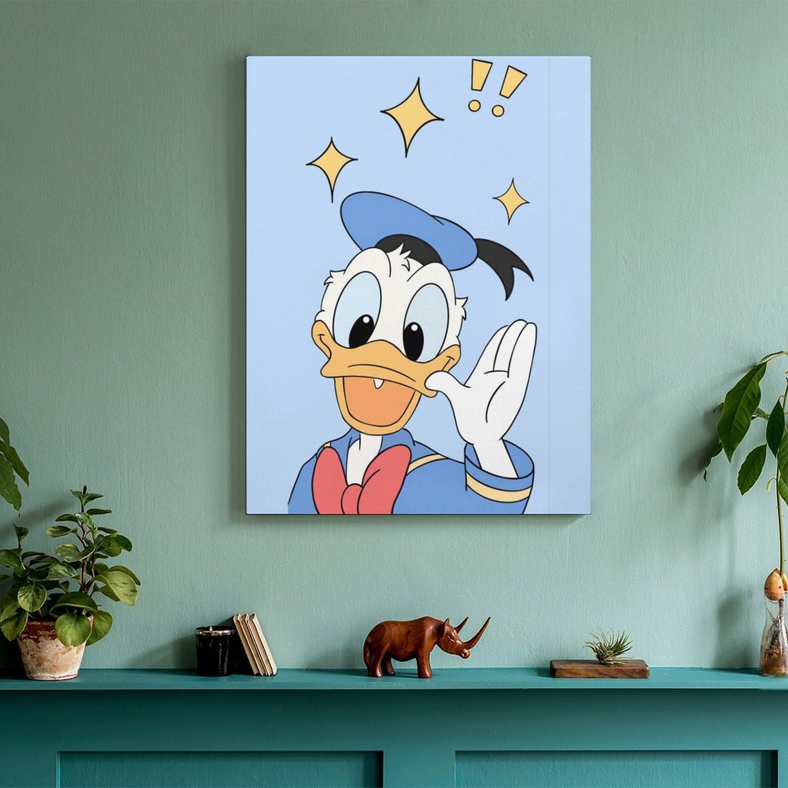 Amazon.co.jp: アートパネル ドナルドダック 装飾画 30x40cm モダン
