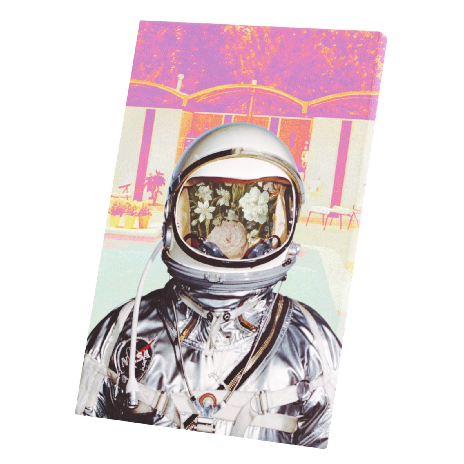 Tableau astronaute florale vintage toile imprimee 60x92cm - 5
