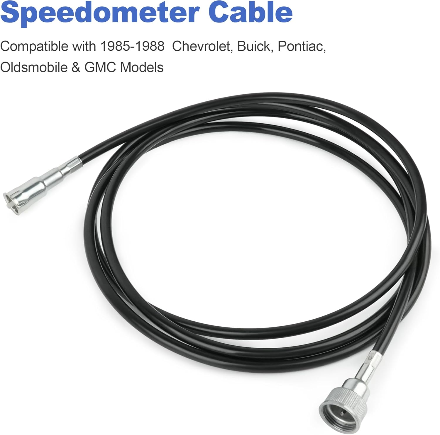 Speedometer Cable 88959481 Compatible with 1985-1988 Chevy Monte Carlo El Camino, Buick Regal, Pontiac Grand Prix, Oldsmobile Cutlass, GMC Caballero
