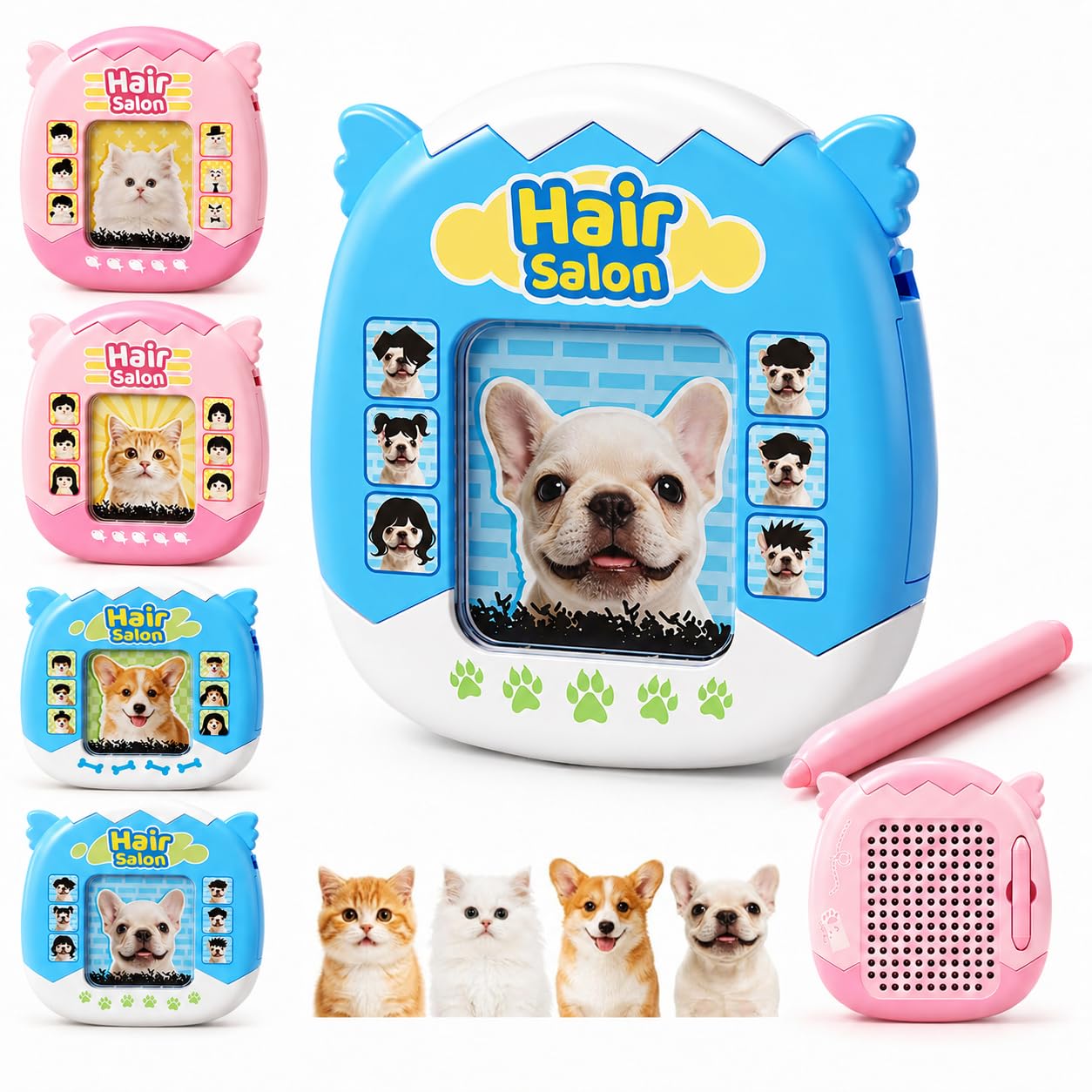 2-in-1 Cat Magnetic Drawing Board, Fun Magnetic Diy Hair Styling Toy