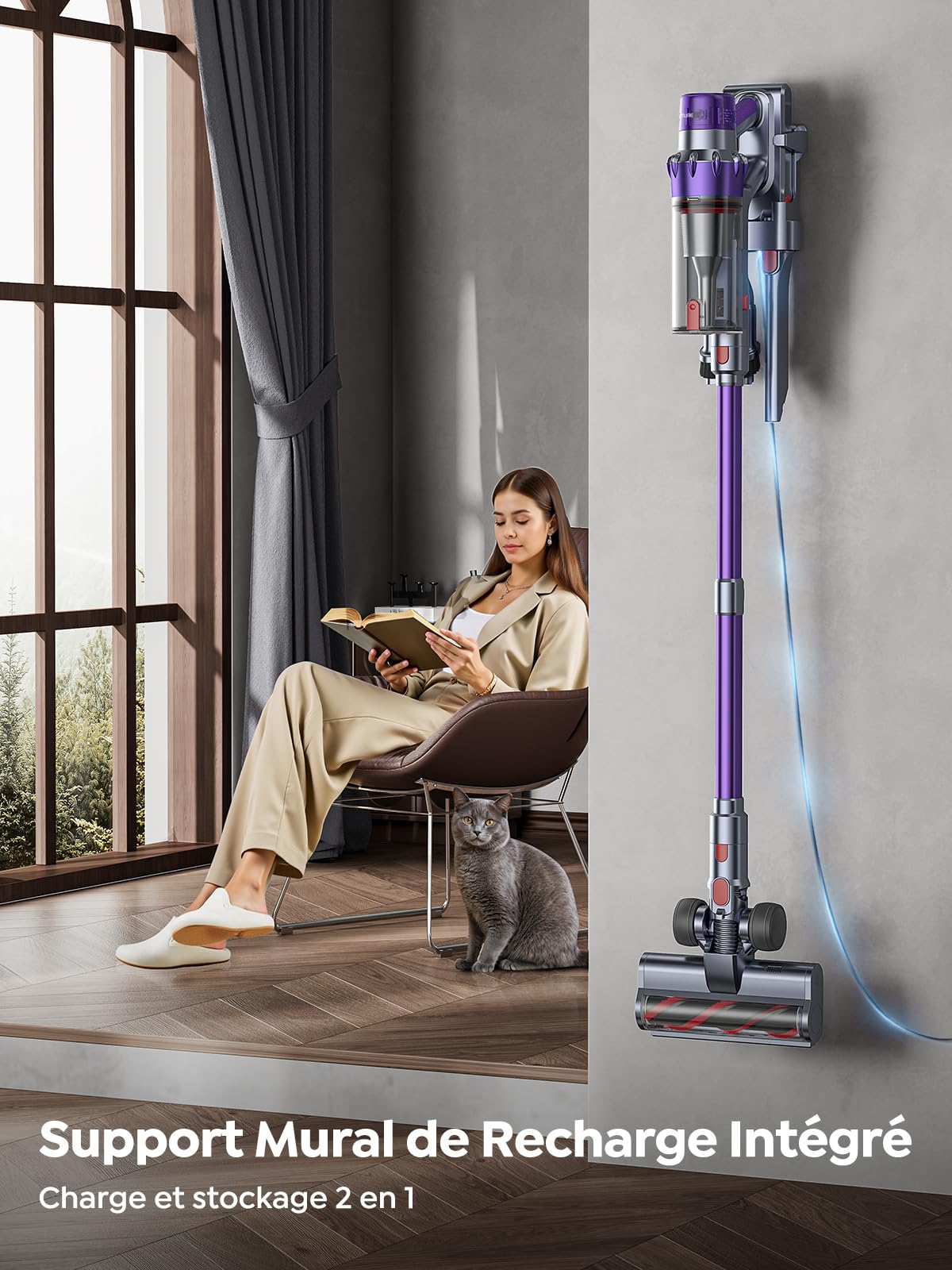 新品☆SMOTURE VAC02 コードレス掃除機 自立式 dyson SMOTURE Cordless