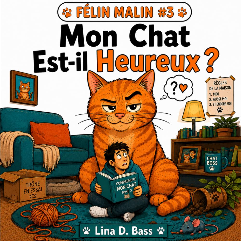 Mon Chat Est-il Heureux ?: 20 signes que votre chat est (vraiment) épanoui (FÉLIN MALIN— La science (pas si) sérieuse des chats)