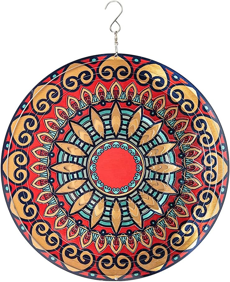 Download Buy Inshere 12 Inches Wind Spinner 3d Stainless Steel Metal Mandala Kinetic Sculptures Statues Hanging Outdoor Decorations Sun Catcher Wind Spinners Windmill For Garden And Yard Art Decor Online In Indonesia B08yyhtdq2