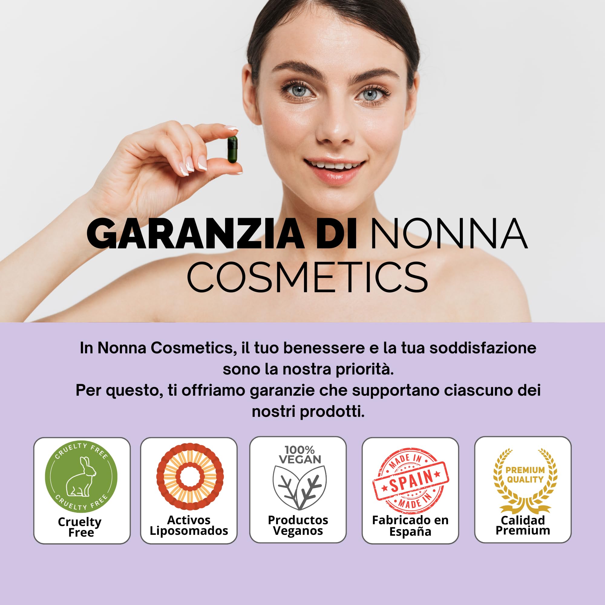 Siero Viso Vitamina C Antiossidante con Resveratrolo + Vitamina E e Acido Ferulico | Protezione Anti Radicali Liberi + Rinnova Tono e Luminosità | Unifica la Pelle + Combatte Macchie e Rughe | NONNA