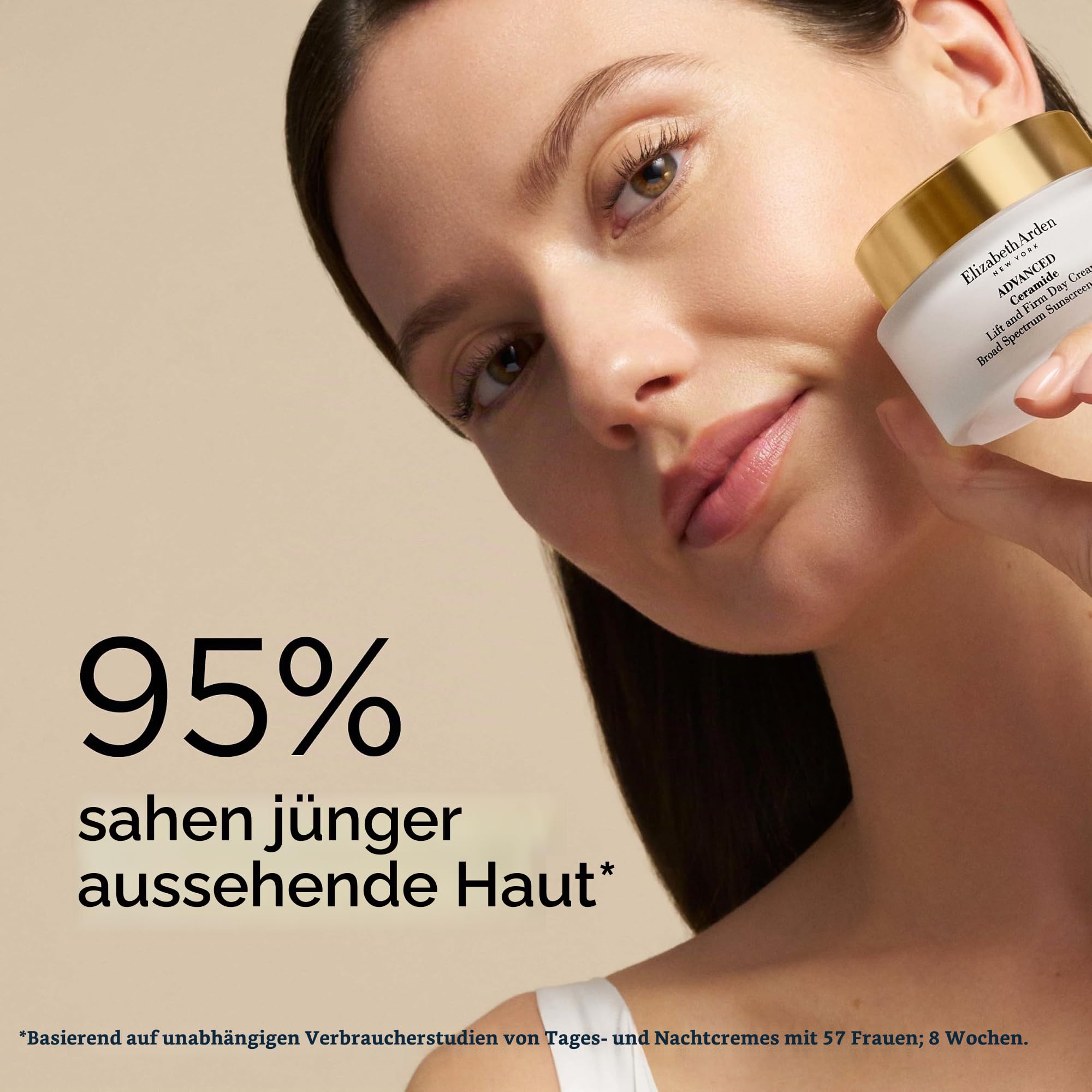 Elizabeth Arden - Advanced Ceramide – Liftende und straffende Tagescreme für das Gesicht – Hautpflege gegen Falten und Anti-Aging – feuchtigkeitsspendende Gesichtspflege, 50 ml