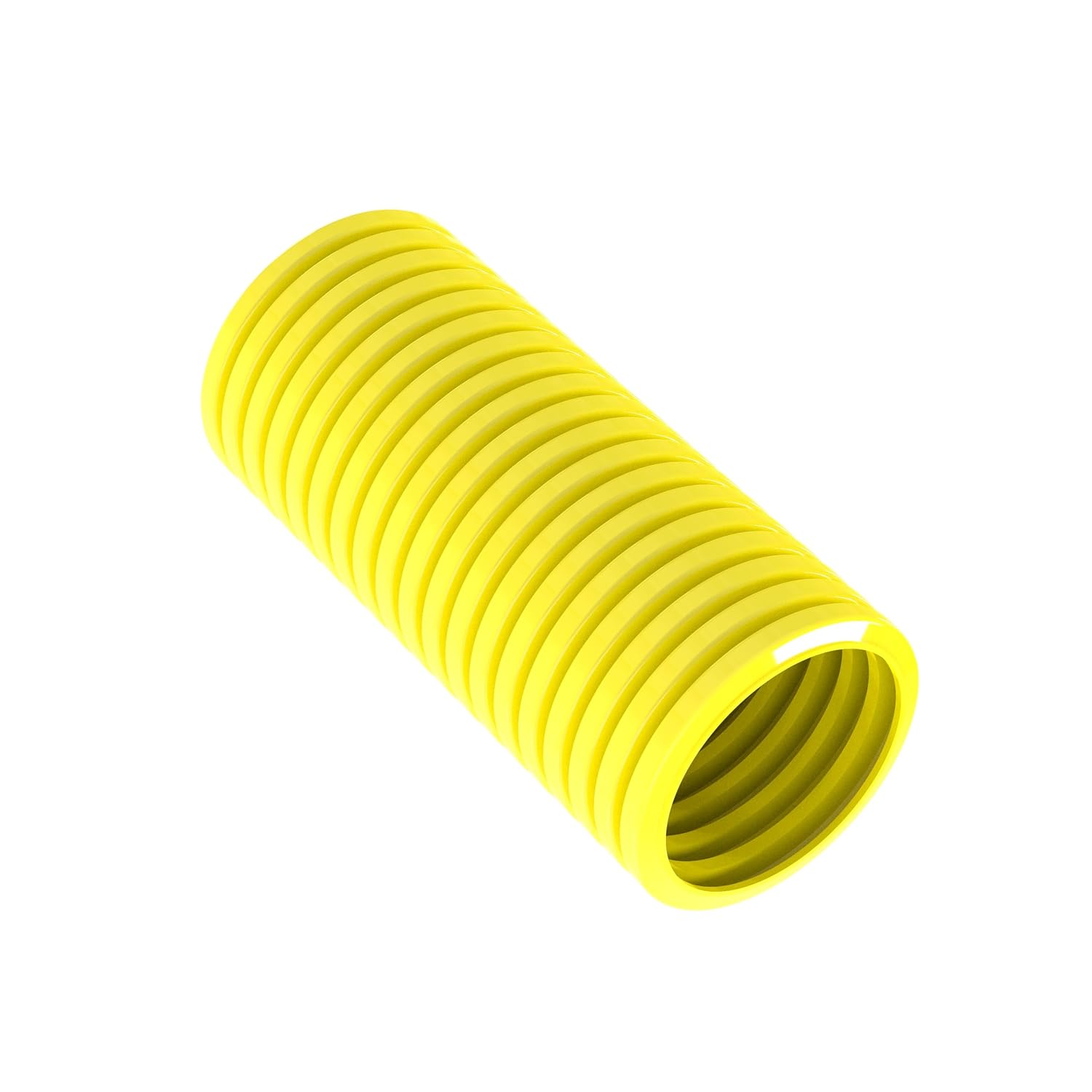 Panduit CLT100F-C4 Polyethylene Corrugated Loom Tubing with Slit, Yellow (100-Foot)