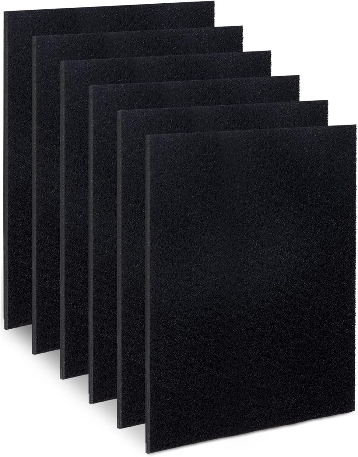 6-Pack HRF-A300 Carbon Pre Filter Compatible with Honeywell HPA300 Series Air Purifiers, Thickened to 1/4 Inch