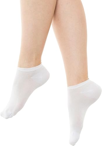 Miniatura 3 de 3 pares de calcetines casuales NoShow de bambú ultra suaves de primera calidad para mujer