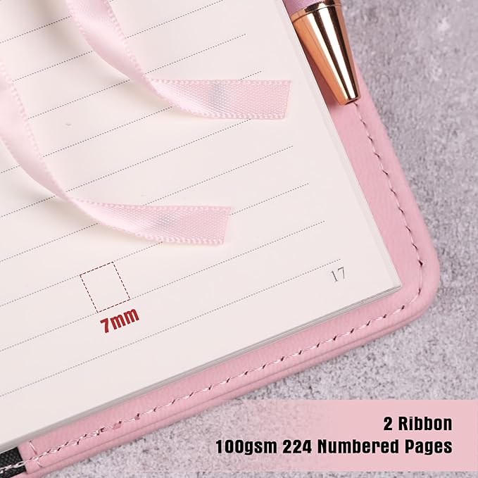 Diario con Candado TIEFOSSI A5, 224 Páginas, Color Rosa miniatura 5